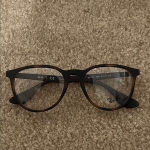 Unisex Ray-Ban Black and Brown Frame Glasses
